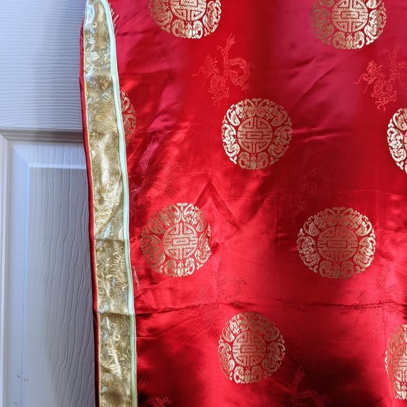 silk long Qipao Cheongsam Dress - Picture 3 of 8